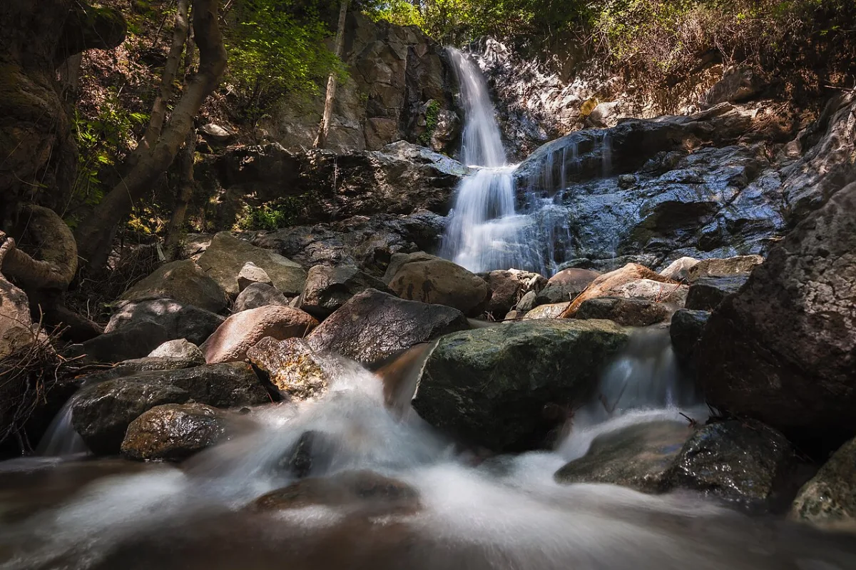 Mesa Potamos waterfall