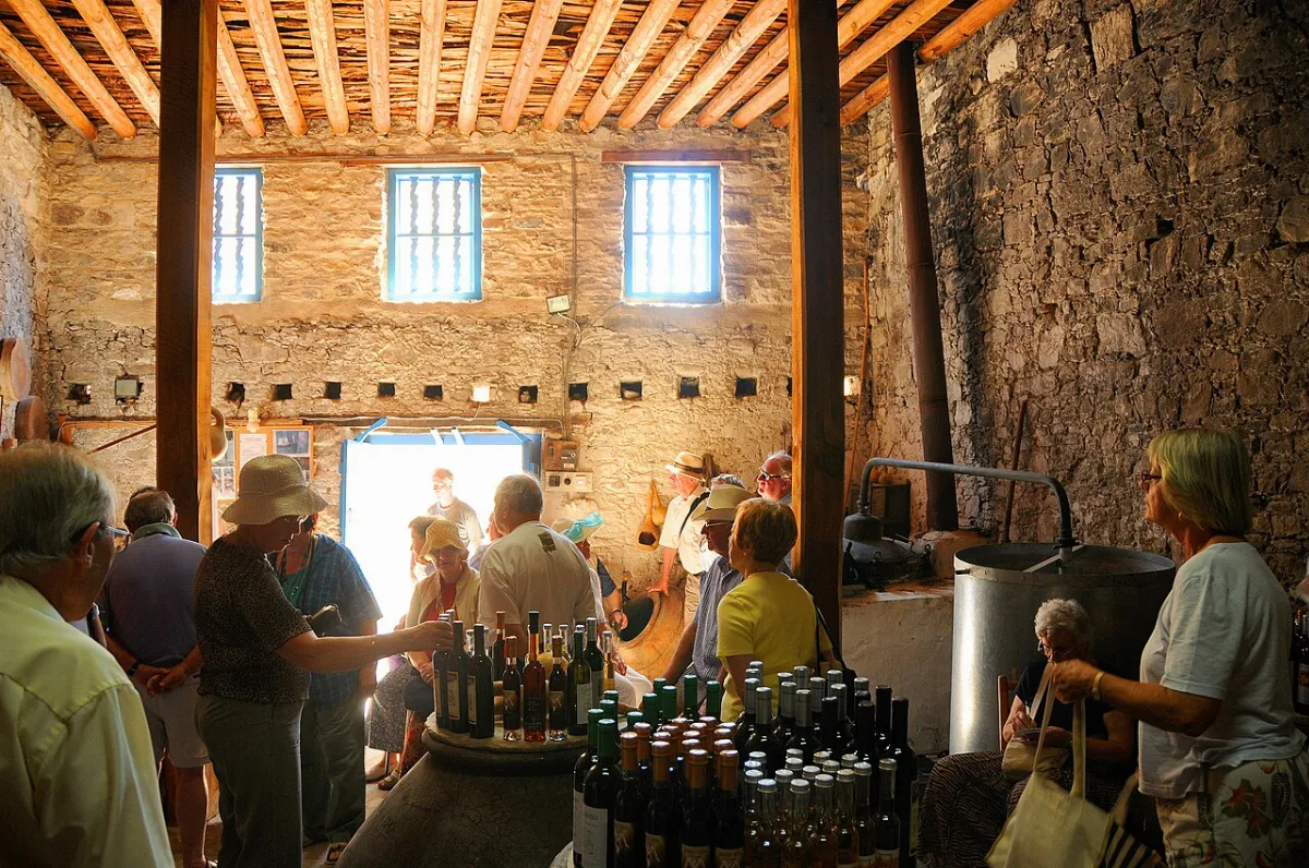 Old grape press