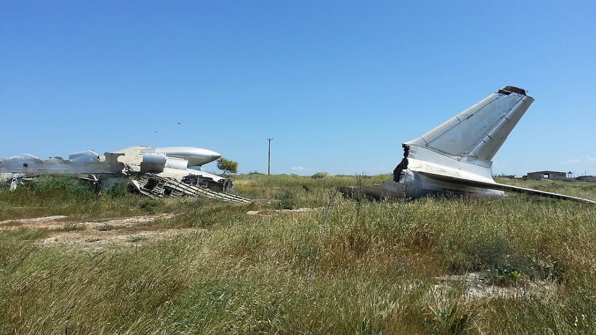 Wreck of CSA TU-104